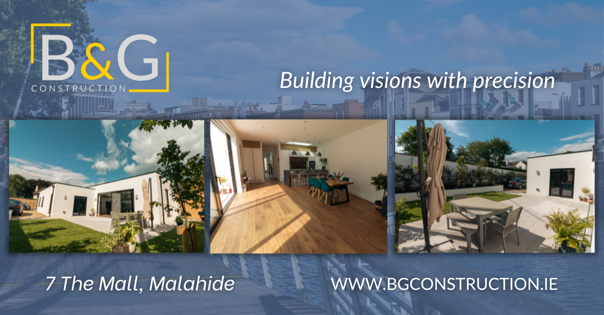 B&G Construction’s Latest New Build in Malahide Brings Vision to Life